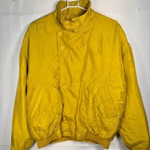 Vintage 100% Silk W.E.I-Yellow